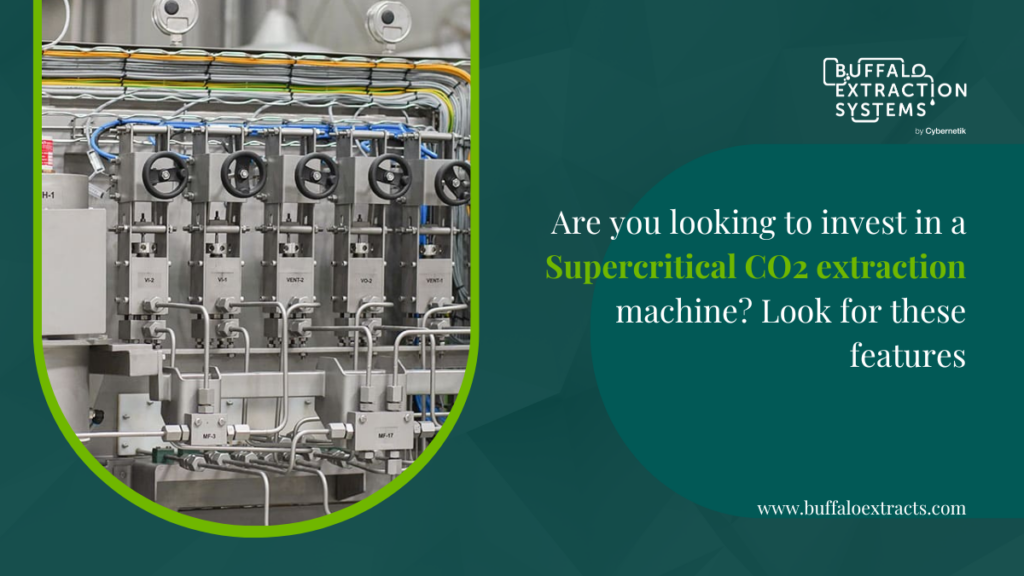 Supercritical CO2 extraction machine